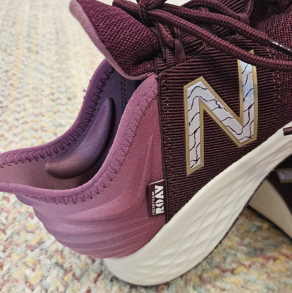 New Balance Women's Burgundy Running Shoes - Picture 9 of 10